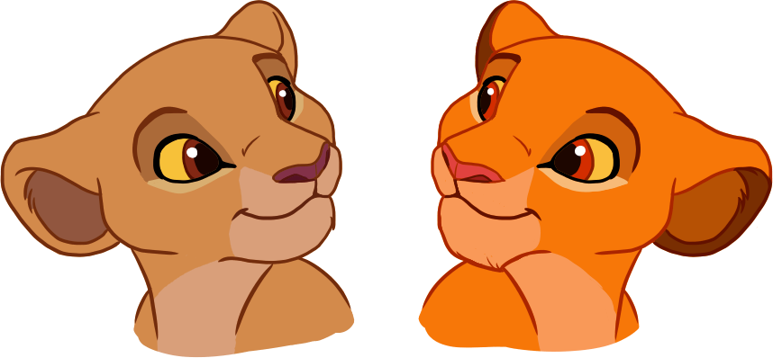 Kiara's Original Colors Disney Movies, Lion, Clip Art, - Lion King Kiara Color - Png Download (858x398), Png Download