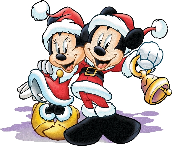 Download Santa Clipart - Mickey Mouse Christmas - Png Download