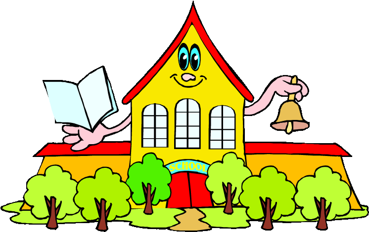 Download Yellow School House Clip Art Clipart School - School Report Card Clip Art - Png Download (750x476), Png Download