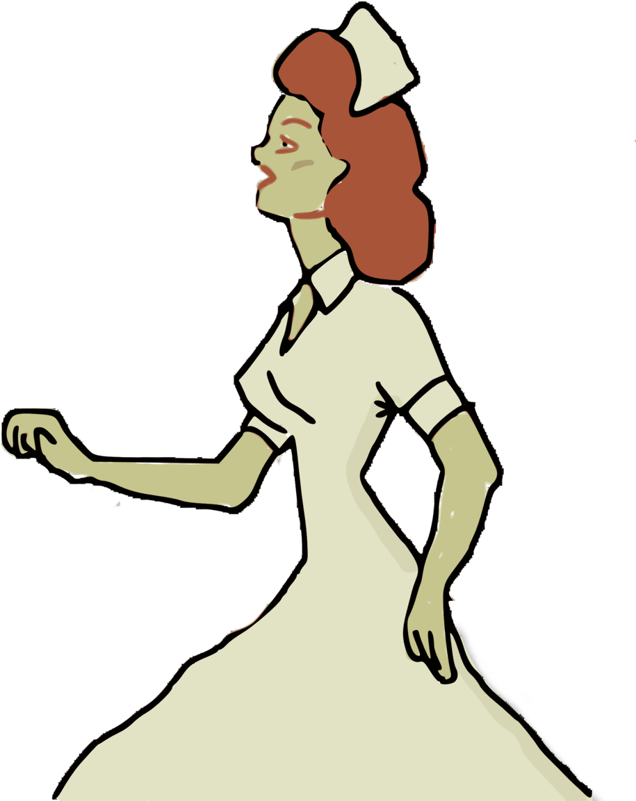 Nurse - Transparent Png Nurse Clipart (958x1235), Png Download