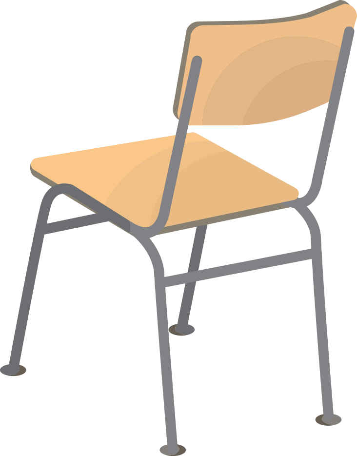 This Is A Buncee Sticker - Chair Clipart (732x935), Png Download
