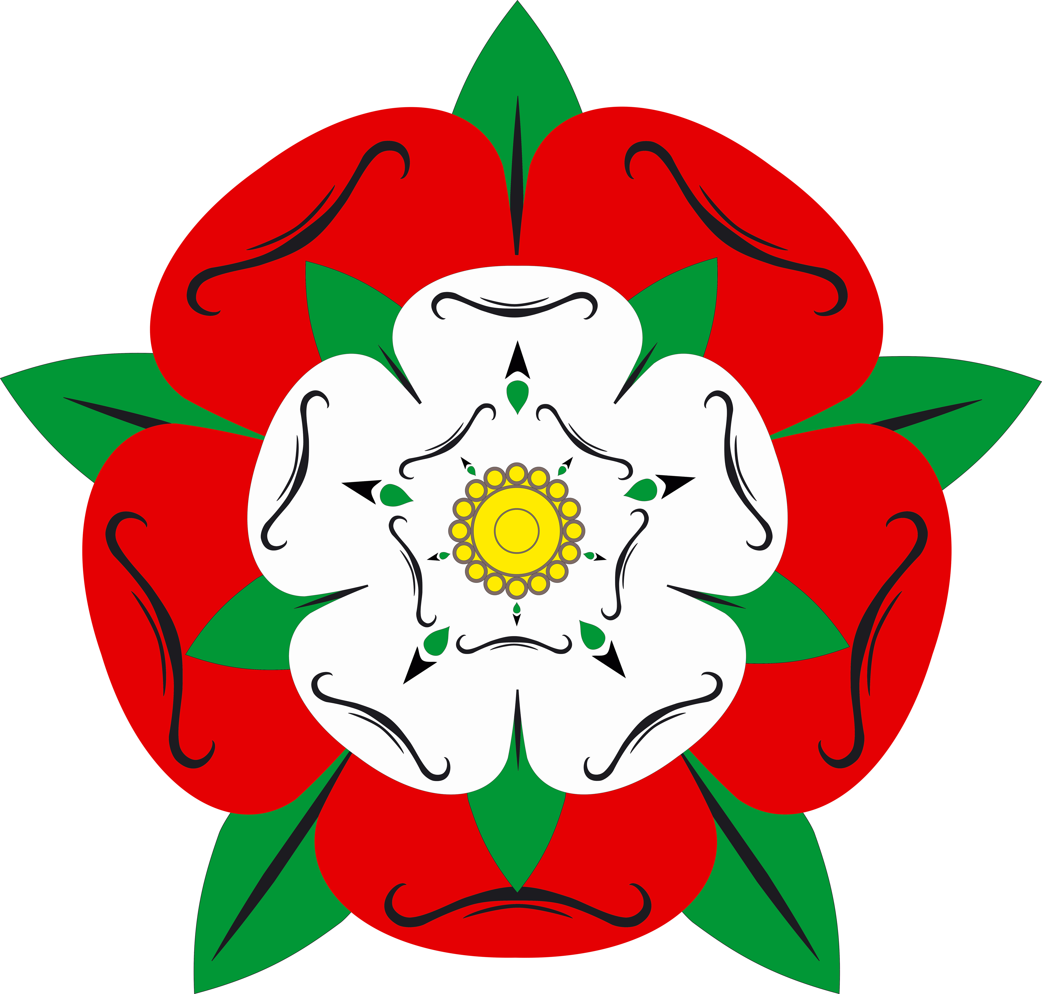 Douglas James Meyer - Tudor Flower Clipart (4200x4005), Png Download