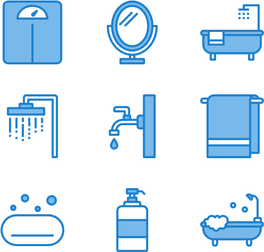 Bathroom Clipart (600x564), Png Download
