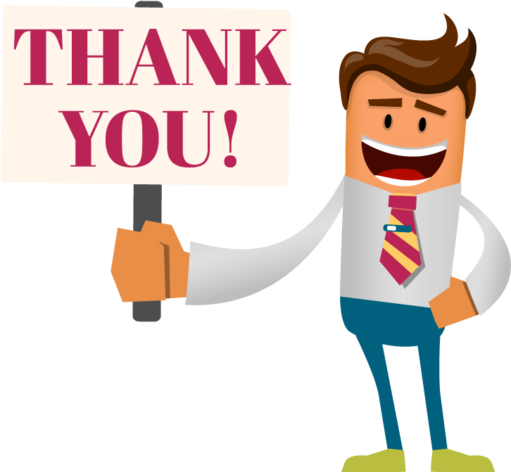 Illustration Of Man Holding Up A Sign That Says Thank - Ваш Бизнес-ход С Е2 На Е4. Книга Для Тех, Кто Долго Clipart (725x751), Png Download