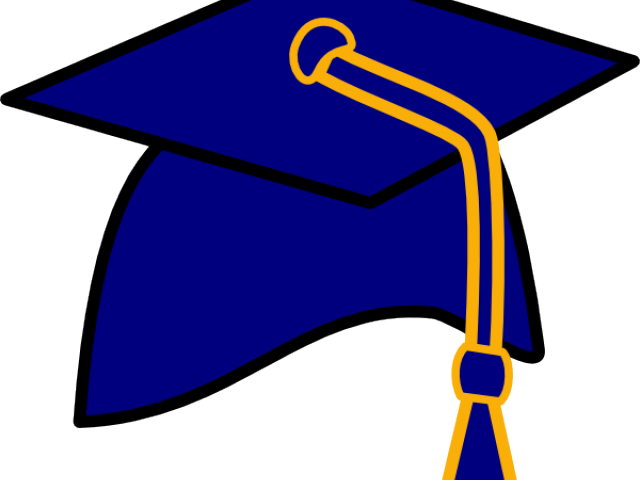 Guarantee Clipart Graduation - Blue Graduation Cap Clipart - Png Download (640x480), Png Download