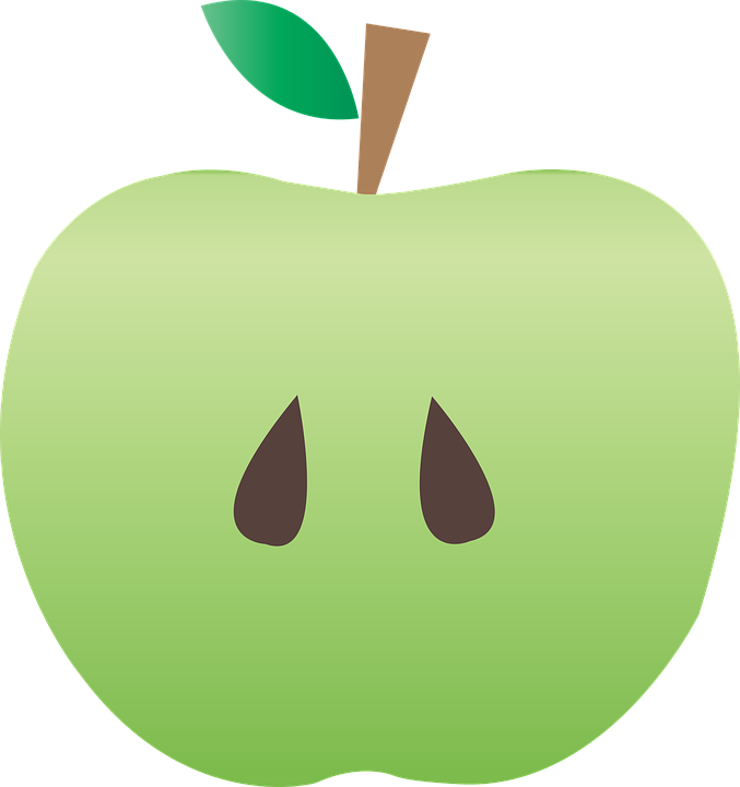 Green Apple Clipart 17, Buy Clip Art - Pit Appel - Png Download (677x720), Png Download