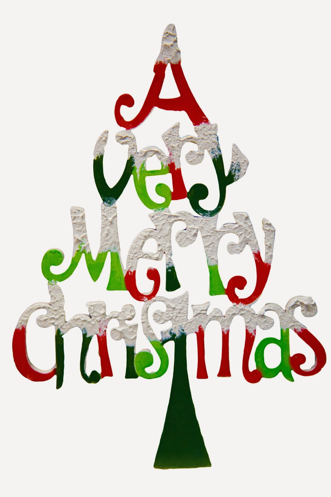 Xmas Stuff For Disney Merry Christmas Clip Art - Very Merry Christmas Tree - Png Download (1067x1600), Png Download