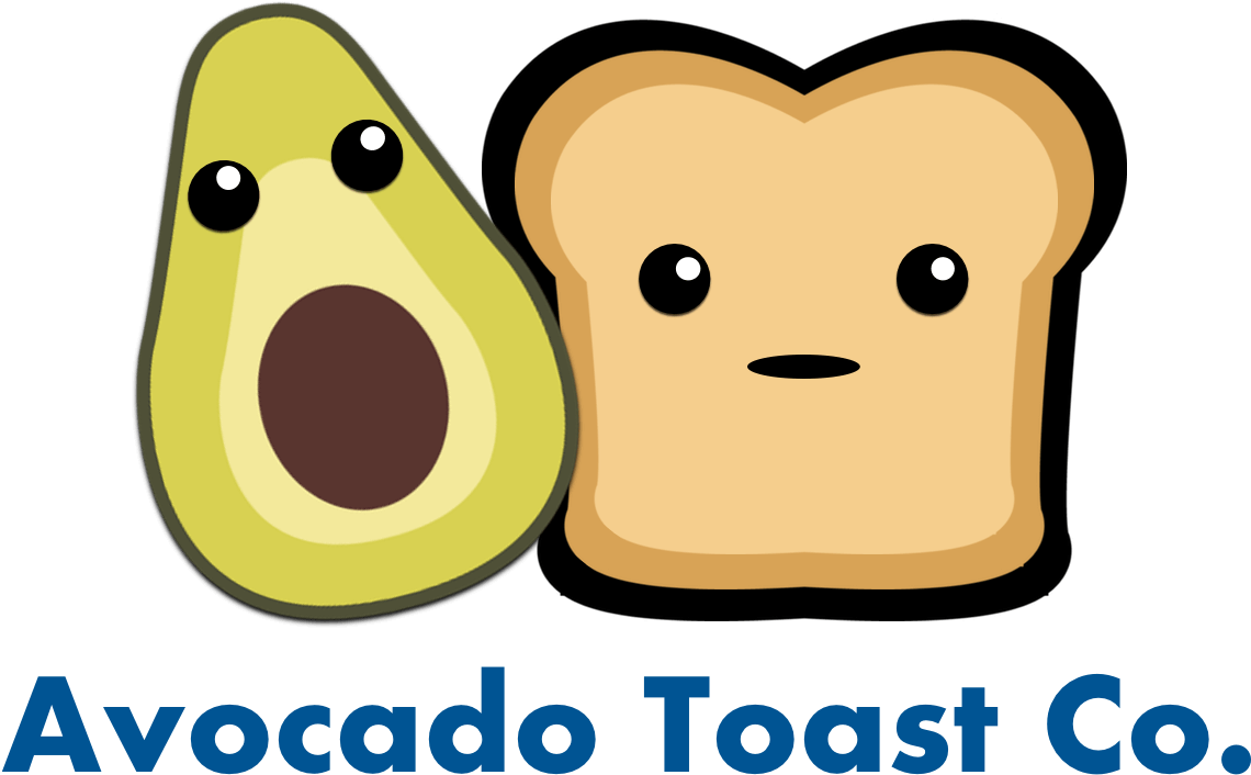 Transparent Toast Avocado Clip Black And White - Animation - Png Download (1200x1200), Png Download