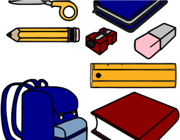 School Clipart Clipart Thing - School Supplies Clipart - Png Download (640x480), Png Download