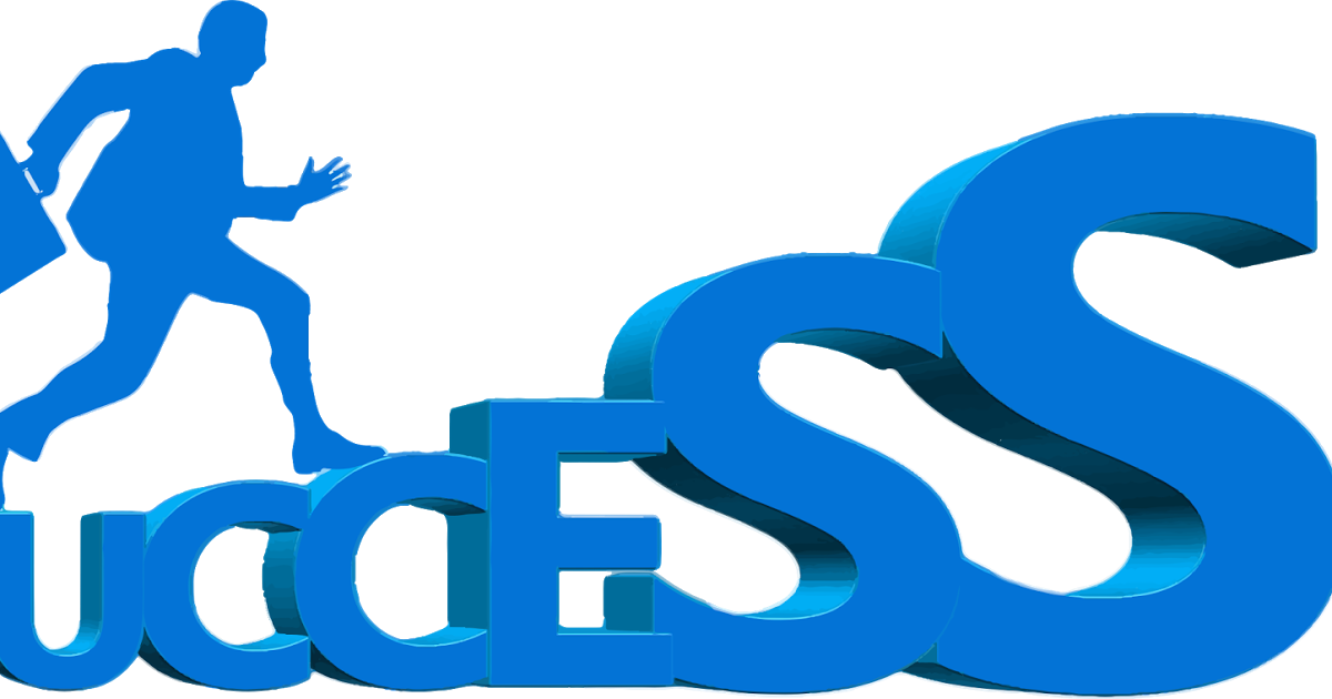 Clip Library Download Positive Clipart Positive Thinking - Success Png Transparent Png (1200x630), Png Download