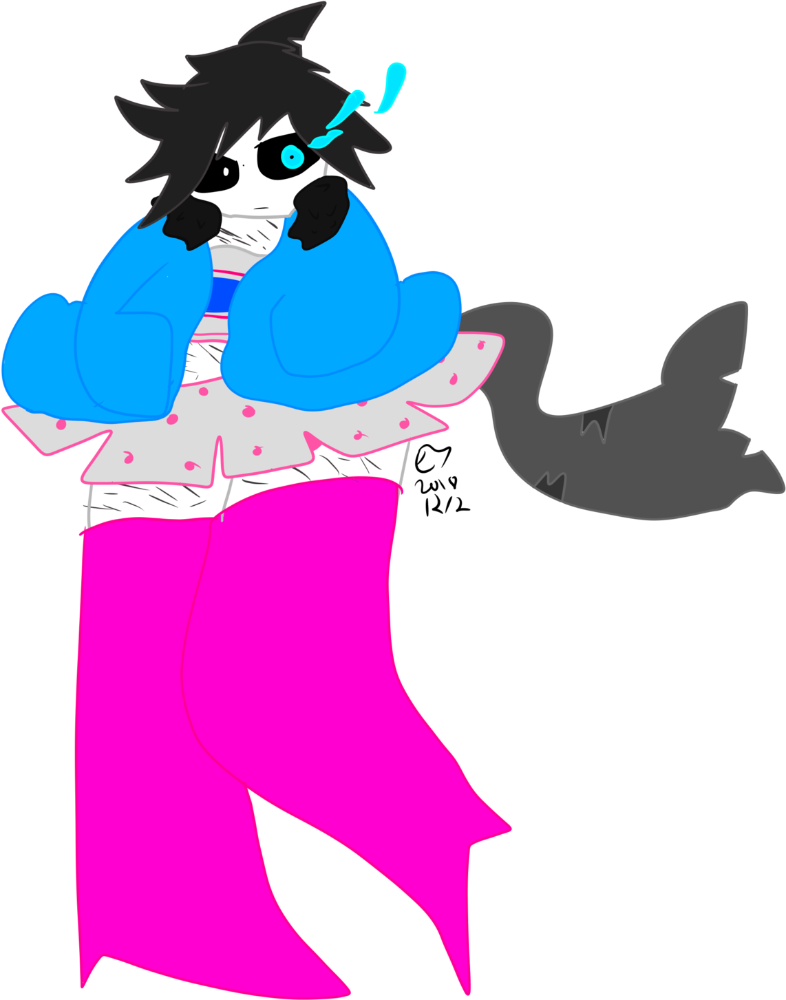 Hit Or Miss, You're Gonna Have A Badulous Time, Meikei-kun - Meikeigakuenchugakko High School Clipart (1280x1664), Png Download