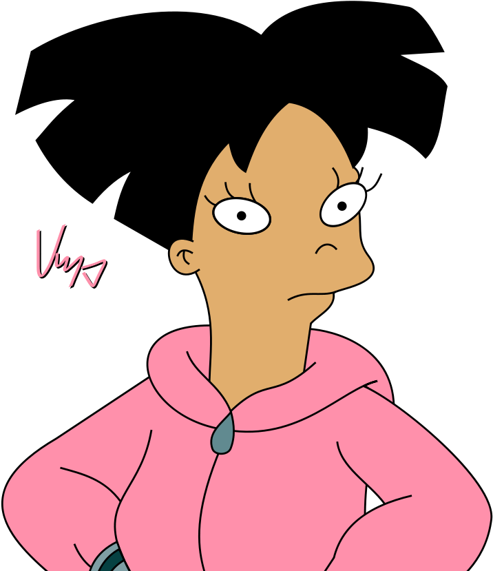 Futurama Point Fan Art Amp Scans Vimp - Futurama Amy Wong Transparent Background Clipart (744x1052), Png Download