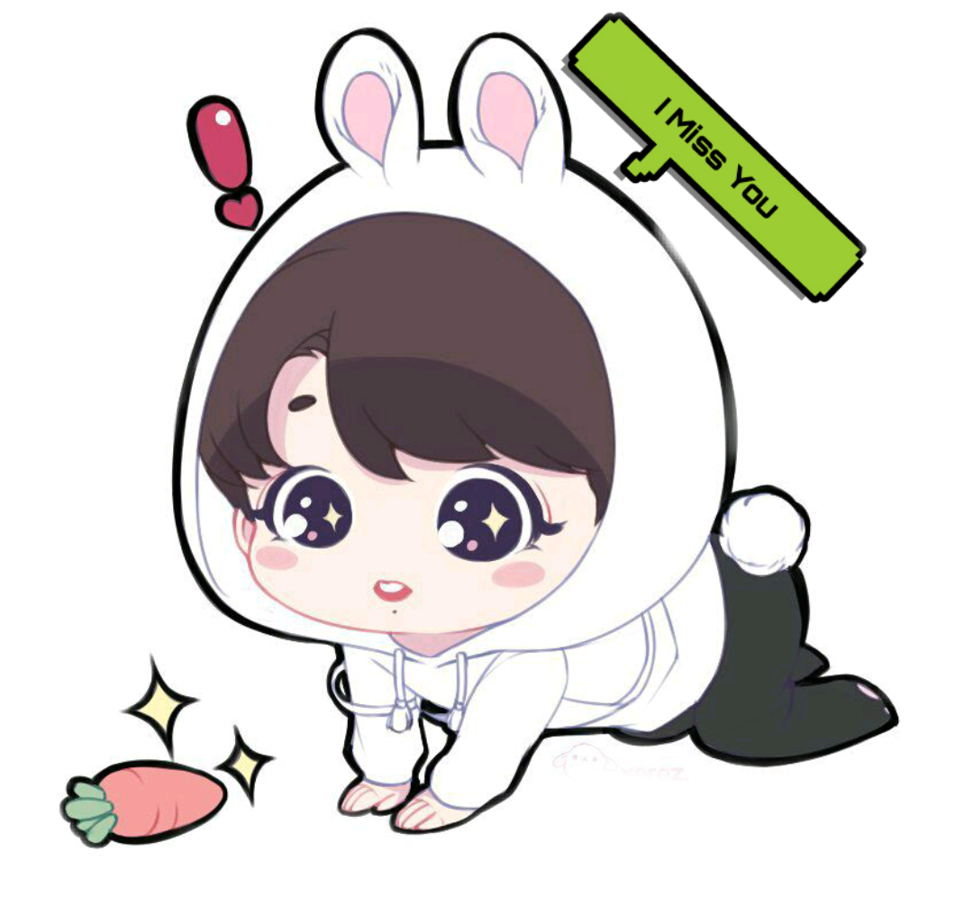 Hình Chibi Của Jungkook Clipart (1060x996), Png Download