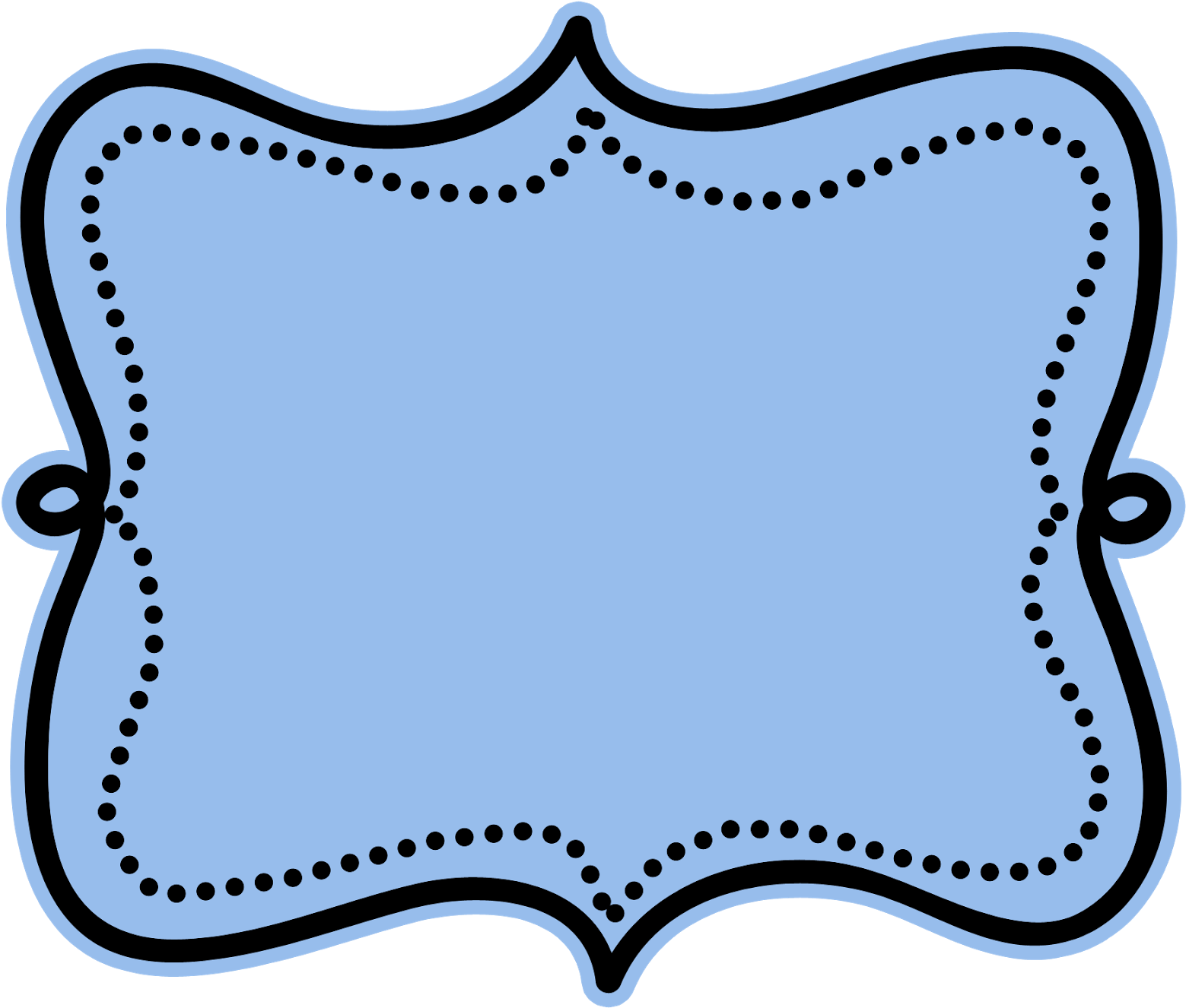 María José Argüeso - Frames Doodle Clipart (1600x1391), Png Download