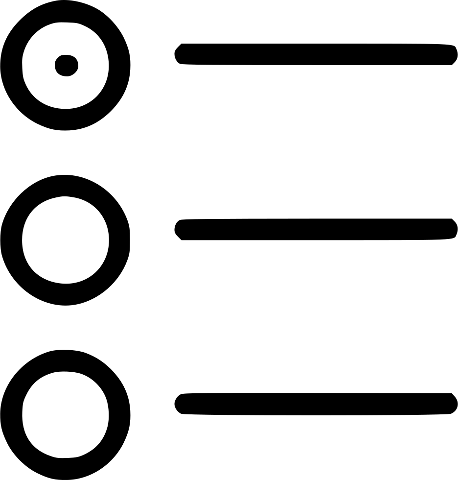 Graphic Freeuse Stock Bullet Svg Outline - Icon Clipart (936x980), Png Download