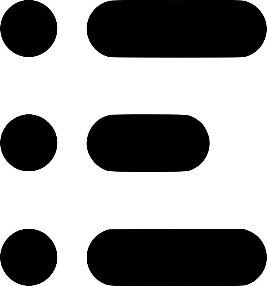 Clip Art Download Bullet Svg Clipart Black - Icon - Png Download (914x980), Png Download