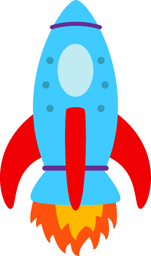 Meios De Transporte - Rocket Clipart - Png Download (532x900), Png Download