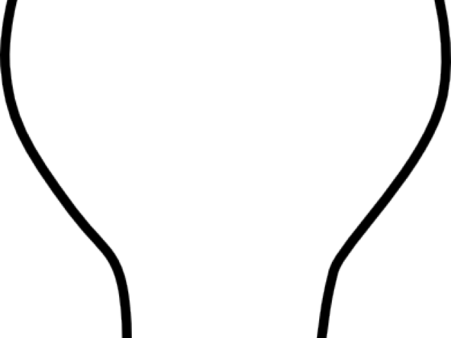 Light Bulb Clipart Black And White - Clip Art - Png Download (640x480), Png Download