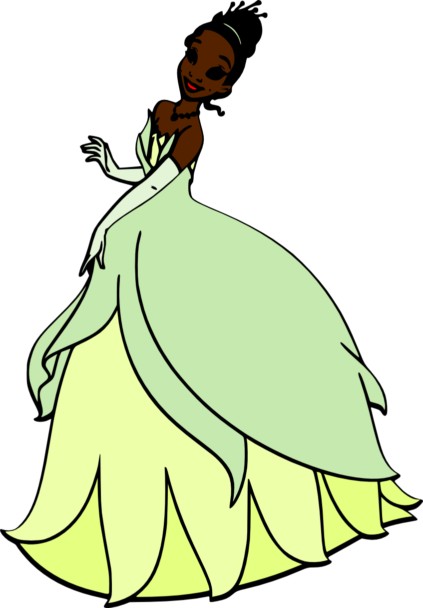 Crafting With Meek - Drawing Tiana Clipart (847x1216), Png Download