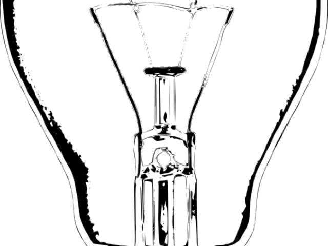 Incandescent Light Bulb Clipart (640x480), Png Download