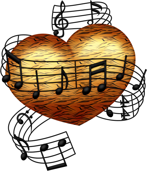 Treble Clef Heart, I Miss You Like, Heart Wallpaper, - Music Clipart (600x600), Png Download