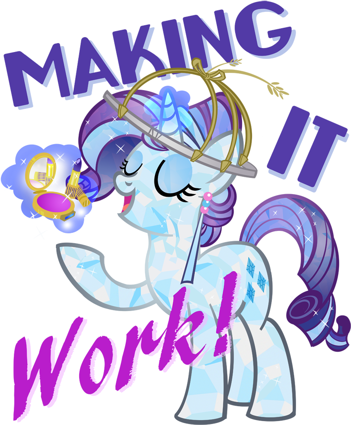 Making It Work By Pixelkitties - My Little Pony: Friendship Is Magic Clipart (776x900), Png Download