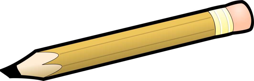 Colored Pencil Paper Art Download - Crayon À Papier Dessin Clipart (1064x340), Png Download