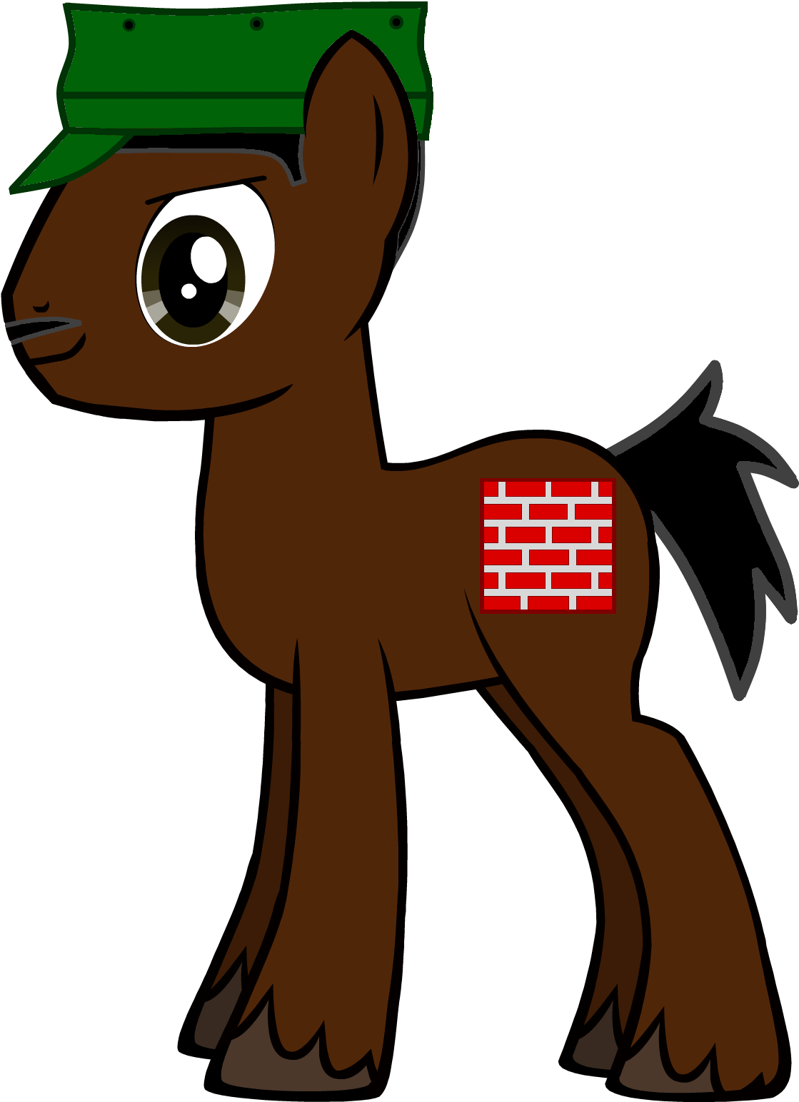 Brick Wall " - Cartoon Clipart (1119x1544), Png Download