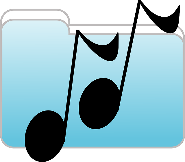 Free Vector Music Folder Clip Art - Music Folder Clipart - Png Download (600x528), Png Download