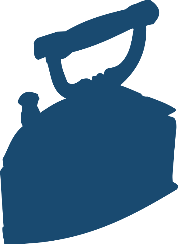 Iron Silhouette Clipart (584x800), Png Download