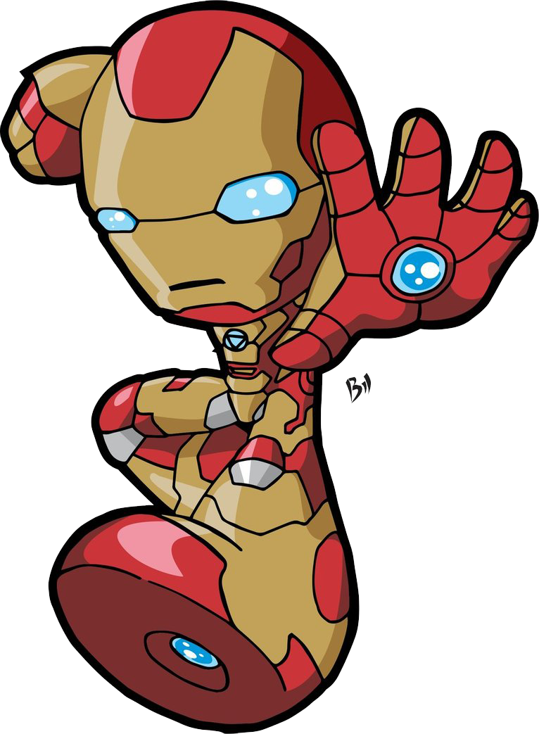 Chibi Iron Man 3 Clipart (766x1043), Png Download