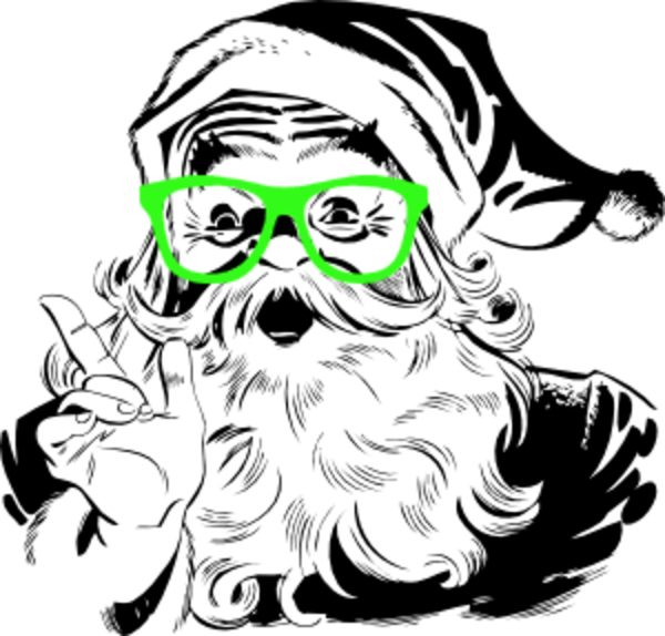 Vector Library Beard Clipart Xmas - Png Download (600x574), Png Download