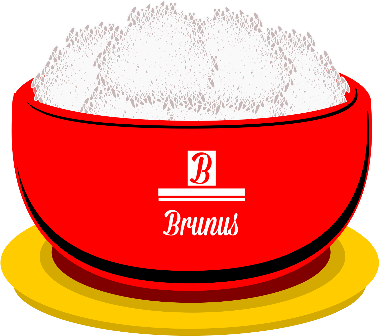 Free To Use & Public Domain Food Clip Art - Clip Art Rice Bowl - Png Download (631x508), Png Download