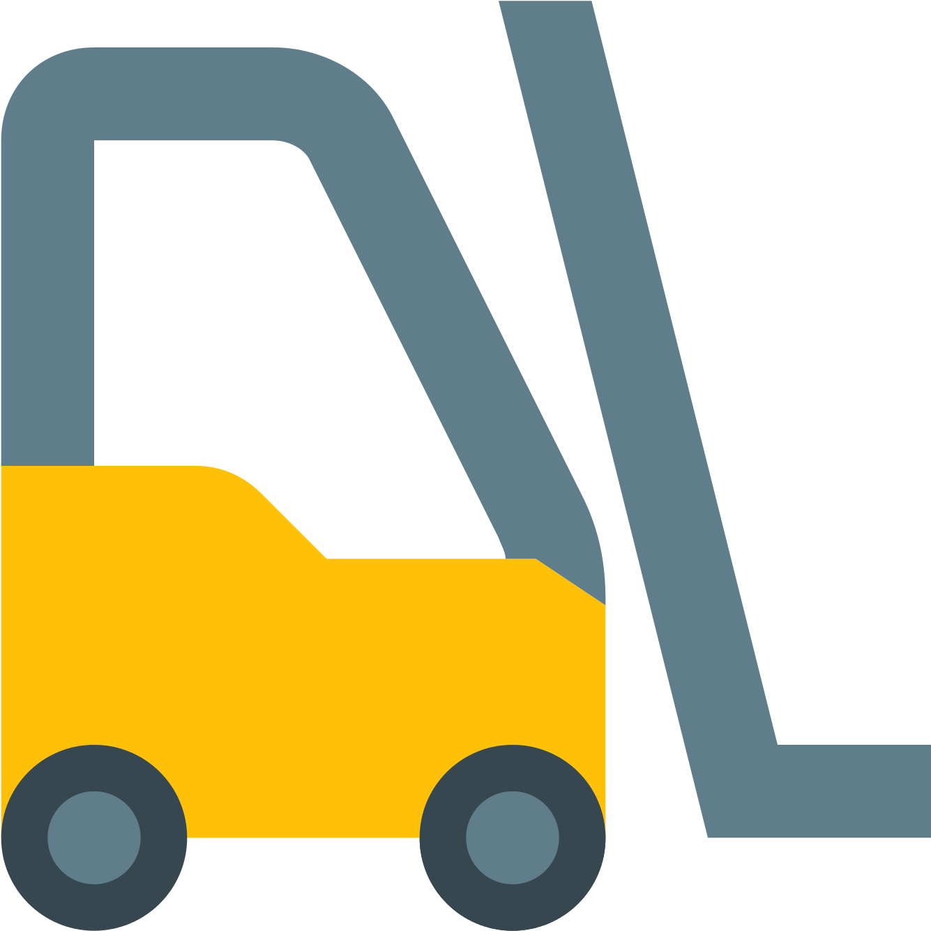 Computer Icons Truck Cargo Clip Art Industry - Transparent Forklift Icon - Png Download (1600x1600), Png Download