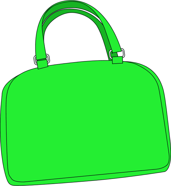 Download Green Purse Clip Art Clipart Handbag Clip - Green Purse Clipart - Png Download (600x655), Png Download