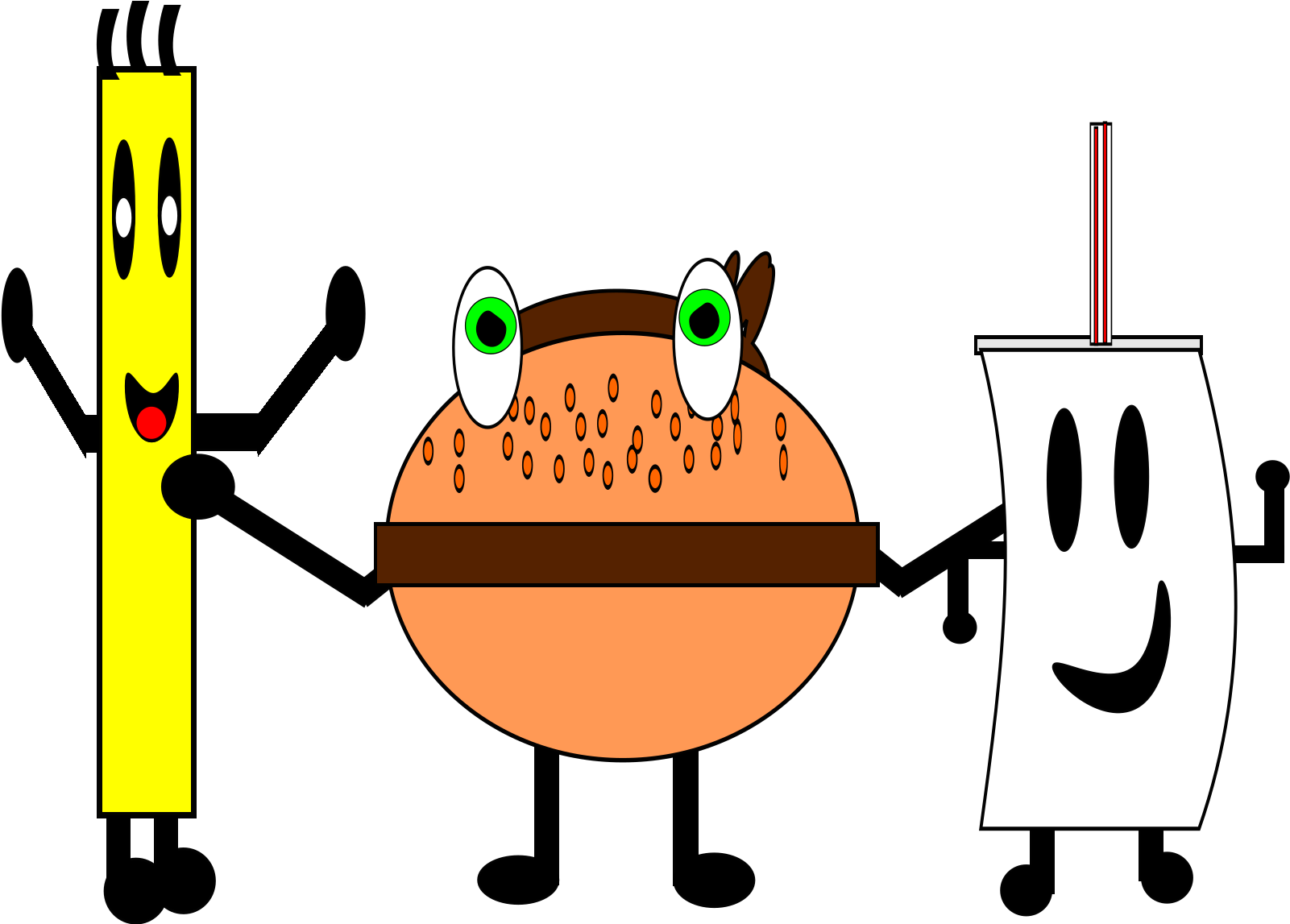 Hamburger Computer Icons French Fries Drink Download - Clip Art - Png Download (1046x750), Png Download