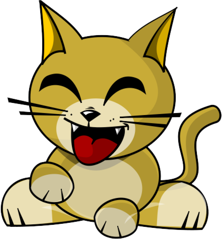Cute Cat Clipart Cute Cat Clipart Clipart Panda Free - Silly Cat Clip Art - Png Download (940x1008), Png Download