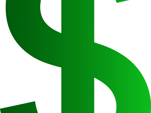Dollar Clipart Dolla Sign - Dollar Sign - Png Download (640x480), Png Download