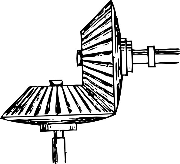 Perpendicular Gears Clip Art - Perpendicular Gears - Png Download (594x542), Png Download