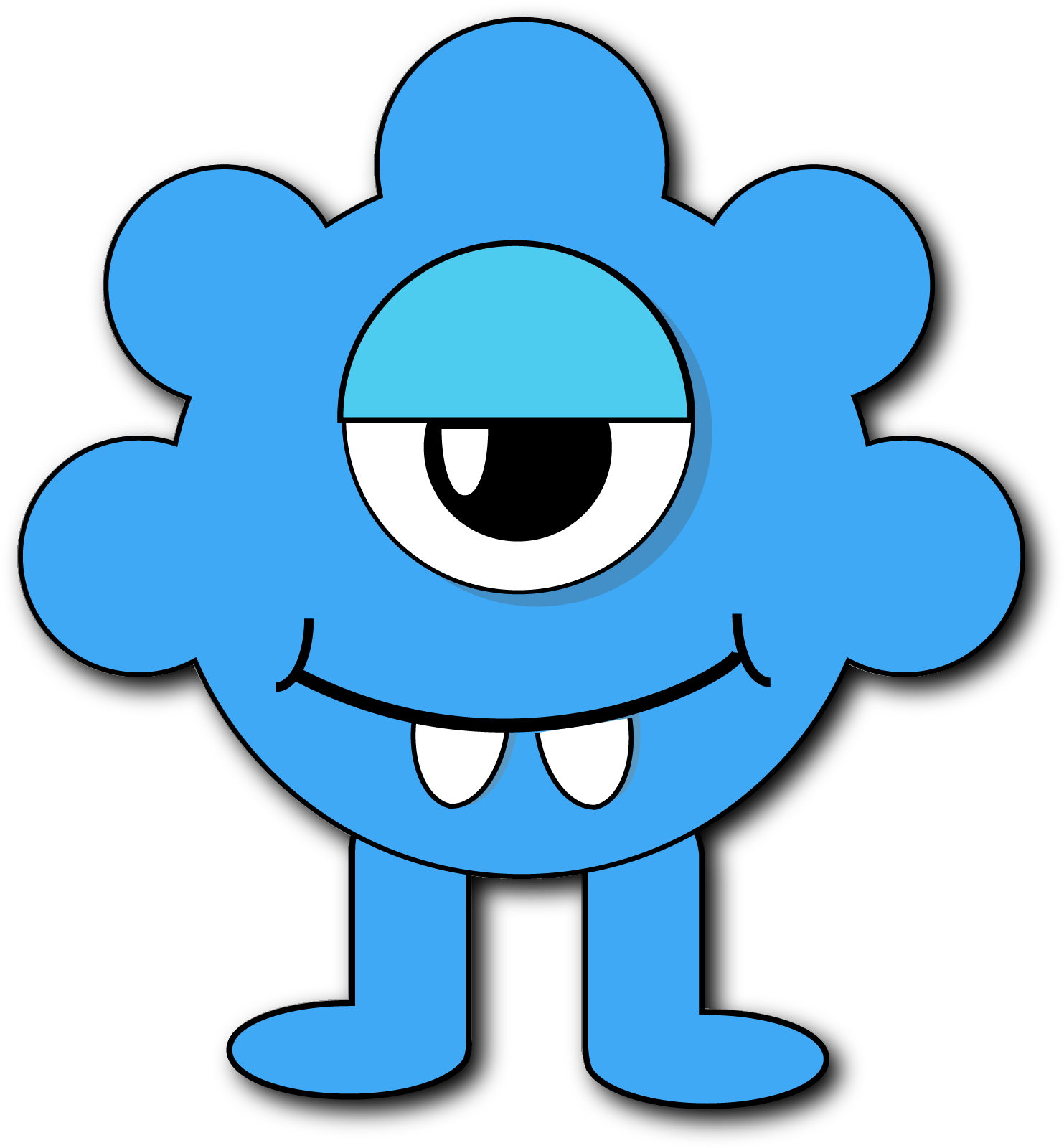 Monster For Kids Halloween Pinterest - Monster Clip Art - Png Download (1800x1800), Png Download