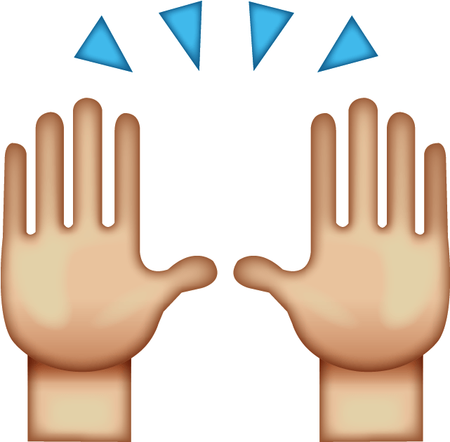 Turnbull Government&human Rights Progress In Emojis - High Five Emoji Clipart (640x640), Png Download
