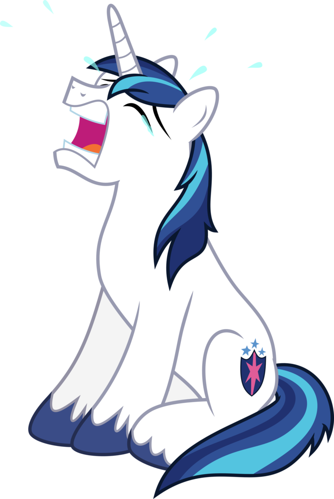 Armor Clipart Transparent - My Little Pony Shining Armor Crying - Png Download (687x1024), Png Download