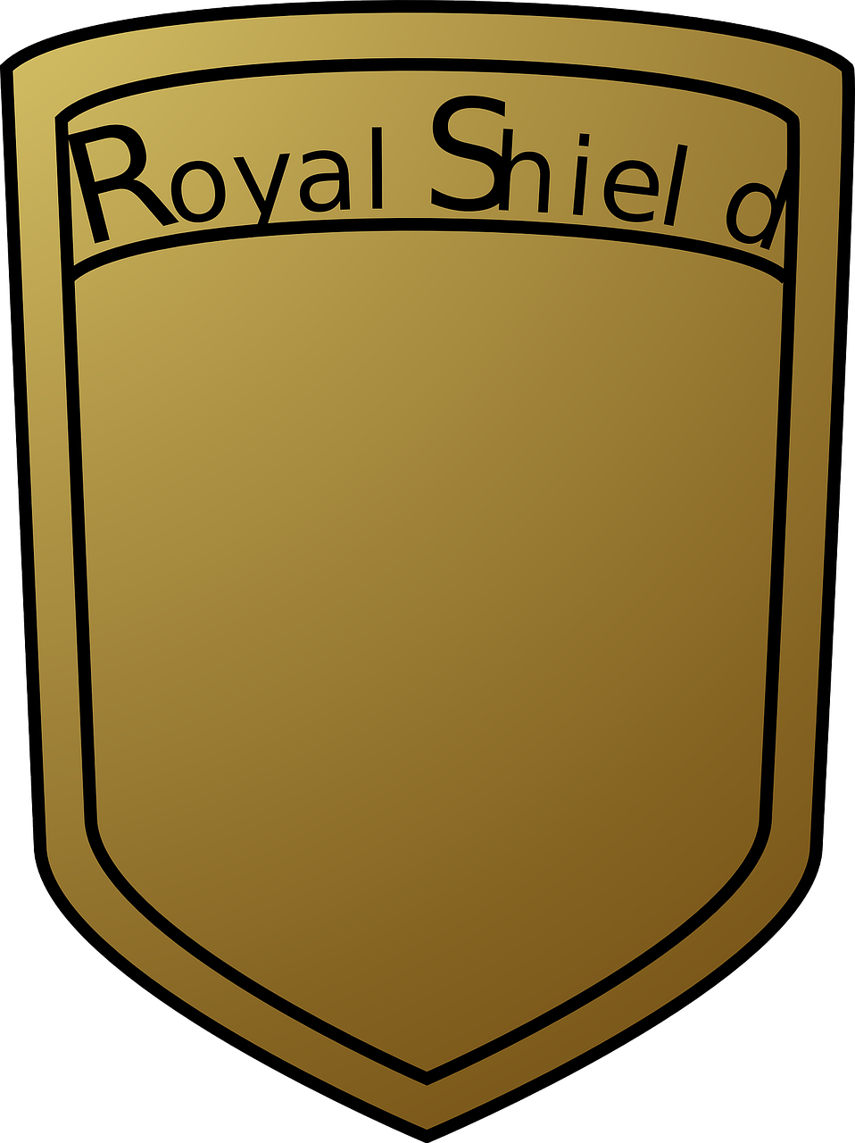 Clipart Info - Cartoon Shield - Png Download (588x598), Png Download