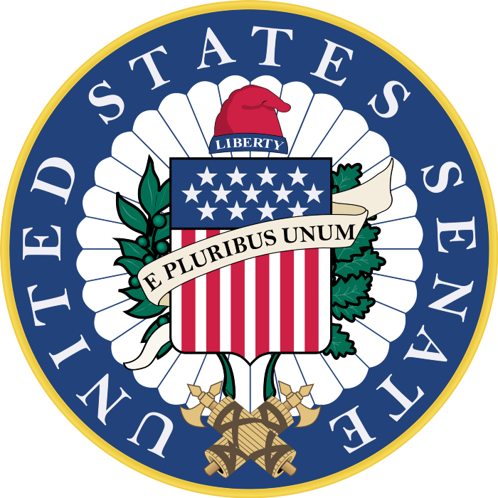 Jacl Joins Walkout From Senate Hearing - Us Senate Logo Clipart (600x580), Png Download