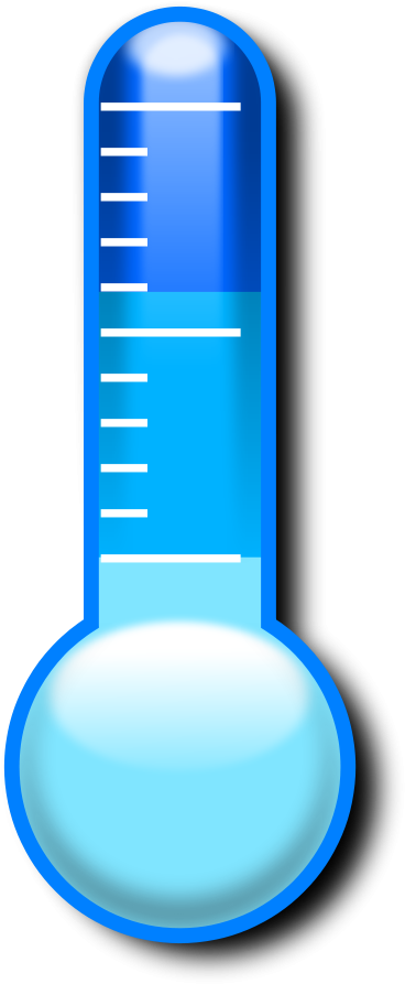 Thermometer Clip Art - Png Download (377x900), Png Download