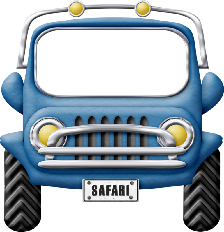 Safari‿✿⁀°•○ Zoo Clipart - Jungle Safari Jeep Clipart - Png Download (770x800), Png Download