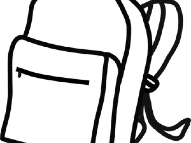 Folder Clipart Backpack - School Supplies Tracing Worksheets - Png Download (640x480), Png Download