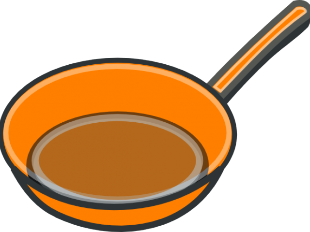 Frying Pan Clipart Cute - Free Clipart Pan - Png Download (640x480), Png Download