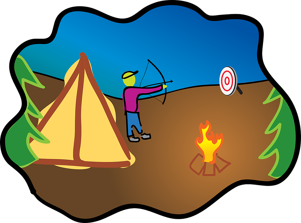 Happy Camping Archery - Family Camping Journal [book] Clipart (800x800), Png Download