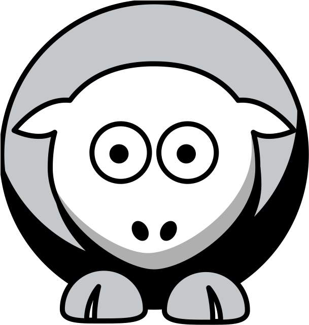 Original Png Clip Art File Sheep Chicago White Sox Transparent Png (570x598), Png Download